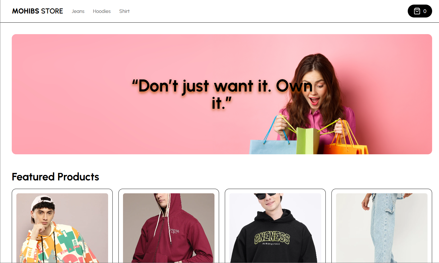 Mohibs Store storefront